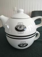 Theepotje "TIKTAK" , 1 persoons theepotje, Ophalen of Verzenden, Porselein, Overige stijlen, Kop(pen) en/of Schotel(s)