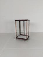 Kleine antieke winkelvitrinekast/shopdisplay, Huis en Inrichting, Kasten | Vitrinekasten, Ophalen, Minder dan 50 cm, ., .