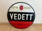 Mooi vintage bord Vedett Blond bier (20x20), Verzamelen, Biermerken, Ophalen of Verzenden, Gebruikt, Reclamebord, Plaat of Schild