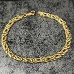 14k gouden armband valkenoog schakel, Ophalen of Verzenden, Nieuw, Goud