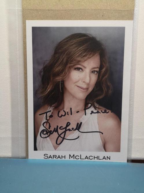 SARAH MCLACHLAN POPSINGER CANADA, Verzamelen, Muziek, Artiesten en Beroemdheden, Nieuw, Foto of Kaart, Gesigneerd, Verzenden