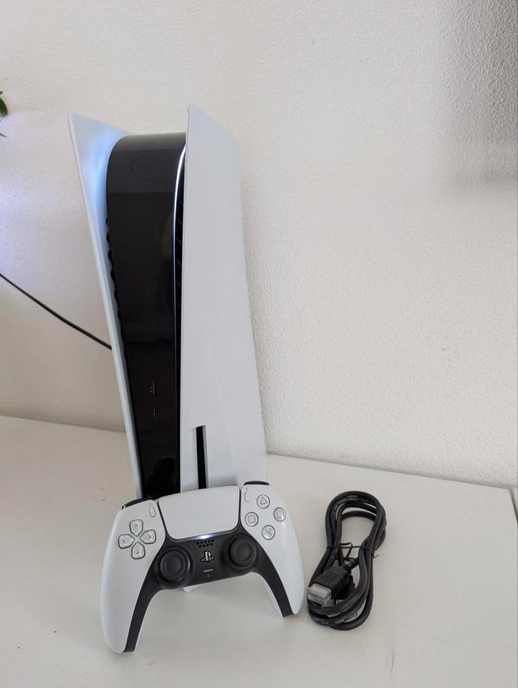 Playstation 5 Disc + DualSense K-Silver TMR Controller, Spelcomputers en Games, Spelcomputers | Sony PlayStation 5, Zo goed als nieuw