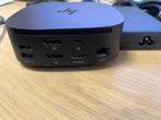 HP G5 USB-C dock met 120w voeding, Hp, Ophalen of Verzenden, Zo goed als nieuw, Docking station