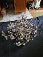 Prachtige hanglamp met kristallen details, Ophalen, Gebruikt, 50 tot 75 cm, Vintage