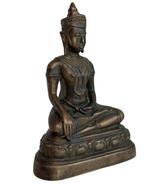 Zittend bronzen Boeddhabeeld uit de Ayutthaya–Rattanakosin, Ophalen of Verzenden, Gebruikt