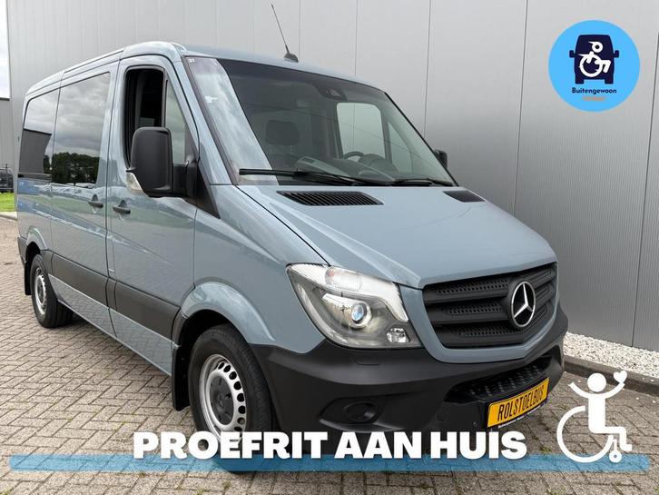 Mercedes-Benz Sprinter Rolstoelbus Meerijder/Zelfrijder Airc, Auto's, Bestelauto's, Bedrijf, Te koop, ABS, Airconditioning, Centrale vergrendeling