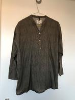 Diega blouse in beige met groen Maat L, Kleding | Dames, Ophalen of Verzenden, Zo goed als nieuw, Maat 38/40 (M), Beige