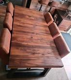Te koop : Massieve eettafel (zonder stoelen), Ophalen, Gebruikt, 200 cm of meer, 50 tot 100 cm