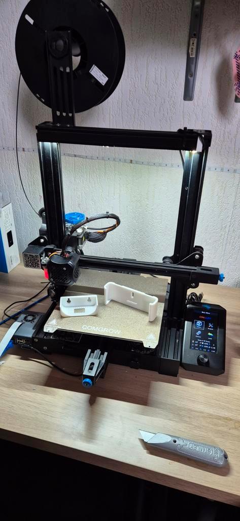 3D printer Ender 3 V2 met Raspberry Pi OctoPrint, Computers en Software, 3D Printers, Gebruikt, Ingebouwde Wi-Fi, Ophalen