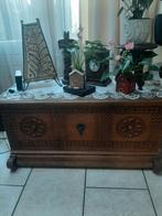 Antieke Dekenkist - Prachtig Houtsnijwerk, Ophalen