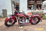 1935 Indian four (4 cilinder) ref. 435 TOP gerestaureerd, 4 cilinders, 1260 cc, Overig, 12 t/m 35 kW