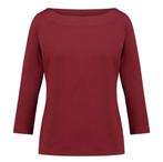 Claudia Strater wijn rode boothals top, maat 46 XL/XXL, Maat 46/48 (XL) of groter, Nieuw, Ophalen of Verzenden, Lange mouw