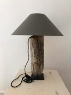 WRAKHOUT LAMP OP SOKKEL LAMPENVOET, Huis en Inrichting, Nieuw, Ophalen of Verzenden, 50 tot 75 cm