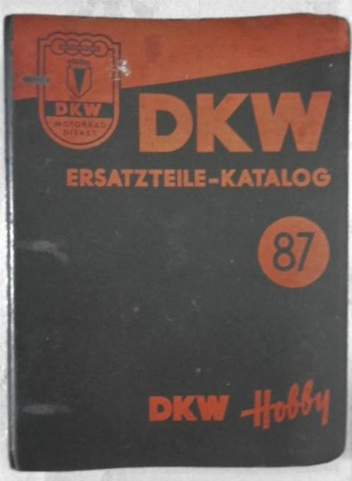 DKW Hobby Ersatzteilliste onderdelenboek scooter 1954 (6132z, Motoren, Handleidingen en Instructieboekjes, Overige merken, Ophalen of Verzenden