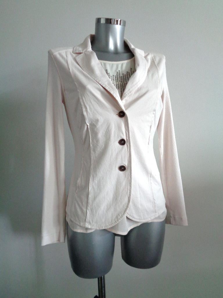 Marccain poederroze jasje N3-maat 38 origineel, Kleding | Dames, Maat 38/40 (M), Ophalen of Verzenden, Zo goed als nieuw, Jasje