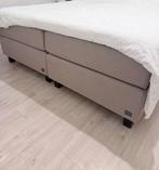 Eastborn boxspring incl luxe topper. 180x200 MOET WEG!, Ophalen, Tweepersoons, Zo goed als nieuw, Grijs