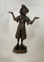 Bronzen Clown Beeldje van Janneke Ros - 16,5 cm, Ophalen of Verzenden