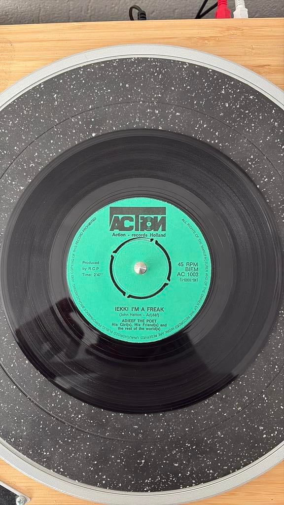 Adjeèf The Poet - Iekk! I'm A.... Freak (Vinyl, 1967), Cd's en Dvd's, Vinyl | Overige Vinyl, Ophalen of Verzenden, Gebruikt, 7 inch
