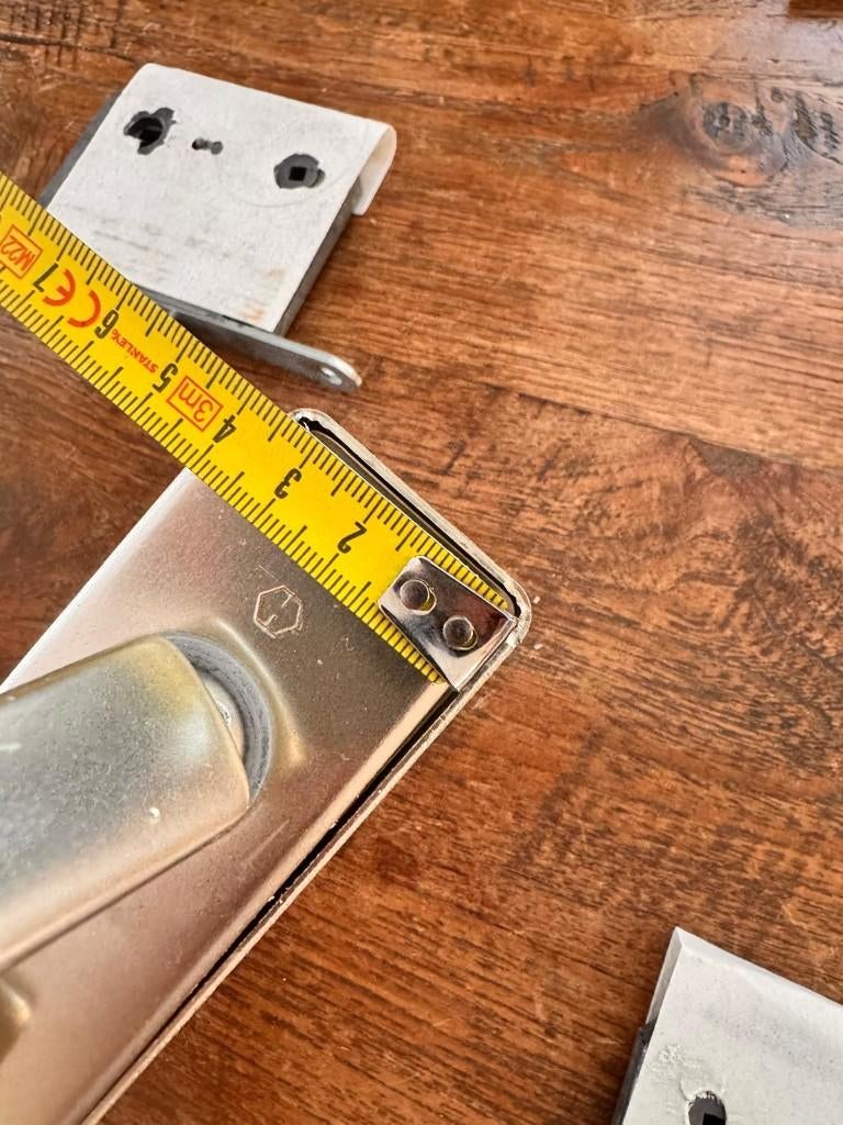 Deurklinken en Slot Set - Gebruikt, Ophalen of Verzenden, Zo goed als nieuw, Slot