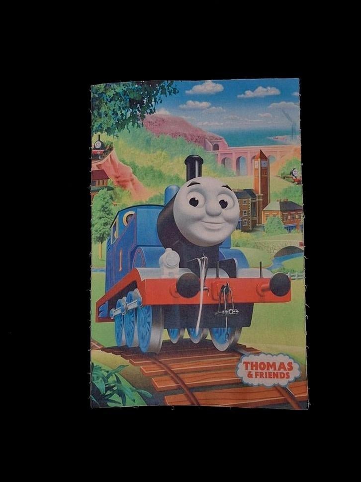 💚Longsleeve 146  Zwart met Grote Thomas de trein print 🚂🚃, Kinderen en Baby's, Kinderkleding | Maat 146, Ophalen of Verzenden