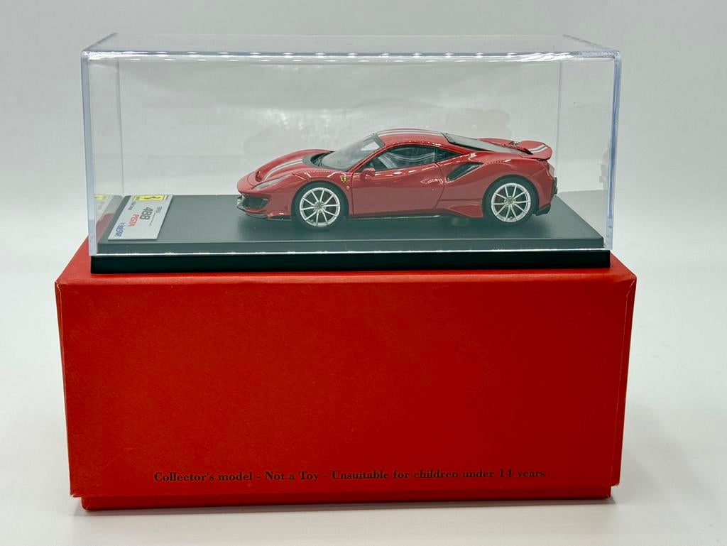 Ferrari 488 Pista Looksmart 1:43, Hobby en Vrije tijd, Modelauto's | 1:43, Ophalen of Verzenden, Zo goed als nieuw, Auto, Overige merken