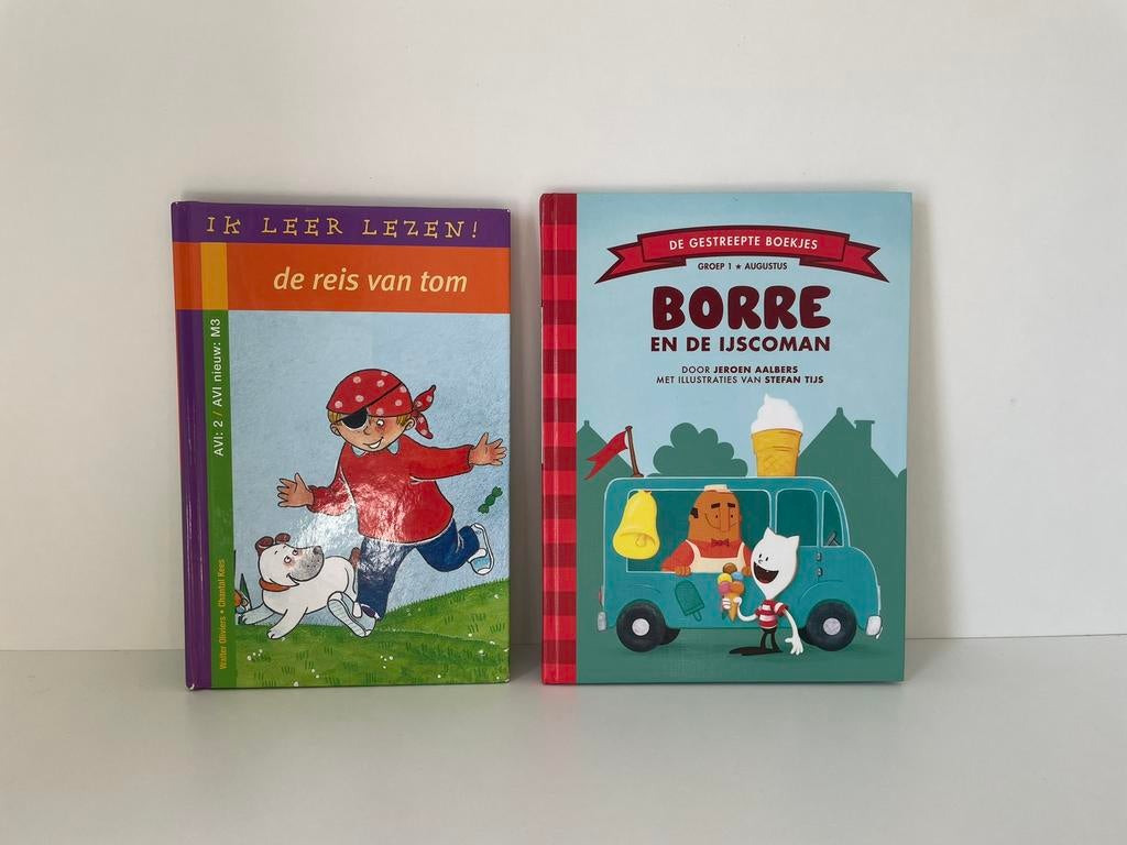 Leuke kinderboeken: Borre en de ijscoman en De reis van Tom, Boeken, Kinderboeken | Jeugd | onder 10 jaar, Gelezen, Fictie algemeen