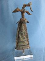 Oosters goden beeld in brons - 14e - 16e eeuw, Ophalen of Verzenden, Brons