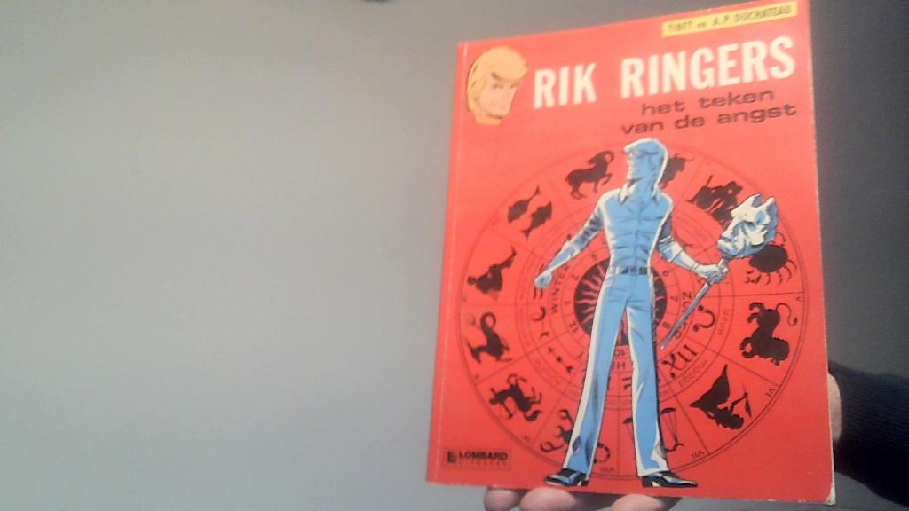 rik ringers nr 19 het teken van de angst uit 1974, Eén stripboek, Ophalen of Verzenden, Zo goed als nieuw