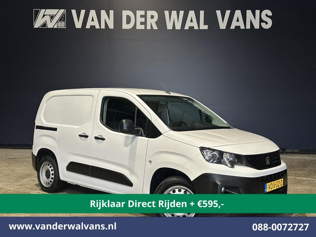Peugeot Partner 1.5 BlueHDI 102pk L1H1 inrichting Euro6 *Rij, Voorwielaandrijving, Stof, Gebruikt, Euro 6