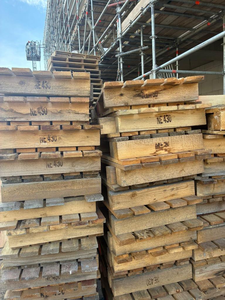 Wegwerp pallets, Doe-het-zelf en Verbouw, Hout en Planken, Ophalen, Overige houtsoorten, Minder dan 200 cm, Pallet