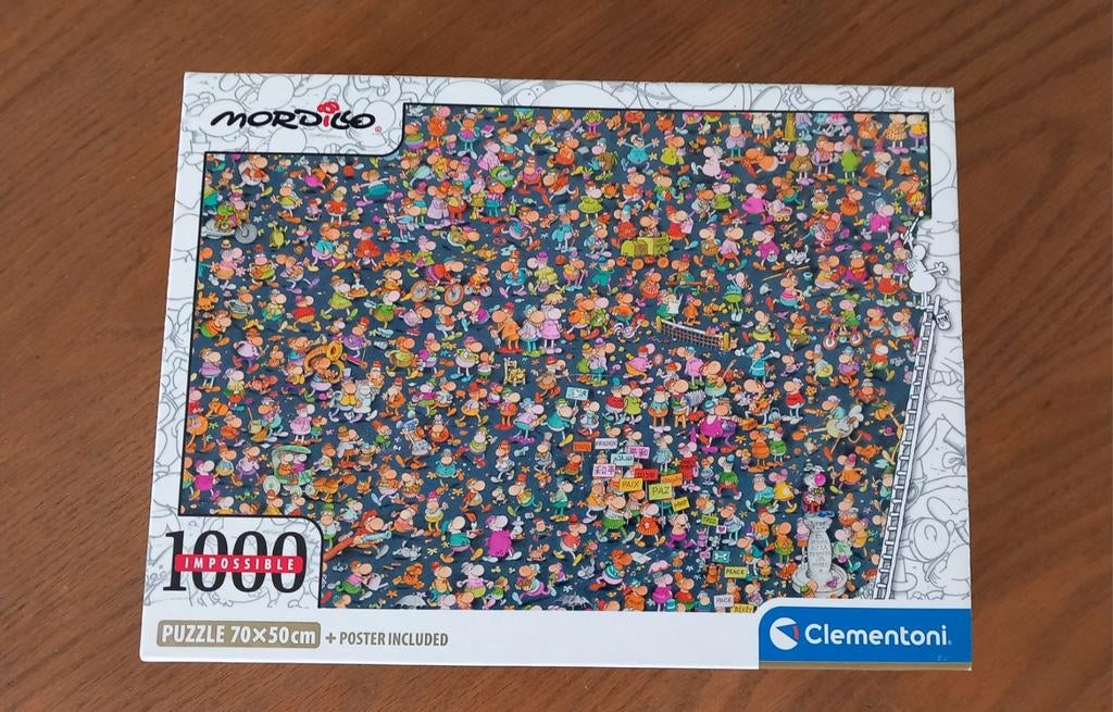 Mordillo Impossible 1000 stukjes puzzel, Ophalen of Verzenden
