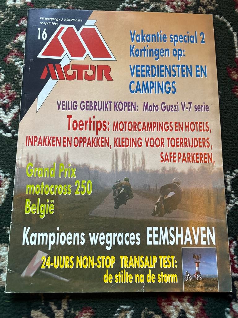 Motor Magazine 16 - 1987: Vakantie Special & Tests, Ophalen of Verzenden, Gelezen, Algemeen