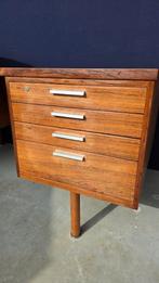 Groot vintage Deens bureau, Palissanderhout, Kai Kristiansen, Ophalen, Gebruikt, Onbekend, Onbekend