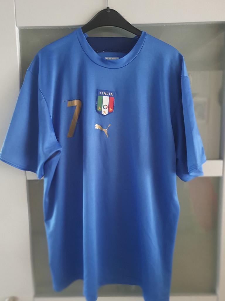 VOETBAL SHIRT ITALIE, NUMMER 7 DEL PIERO, Ophalen of Verzenden, Overige maten
