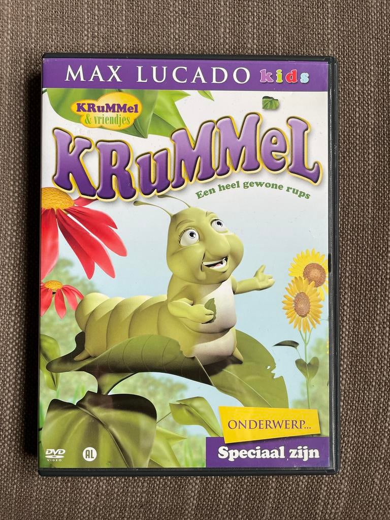 Max Lucado & Vriendjes Krummel - Een heel gewone rups DVD, Alle leeftijden, Ophalen of Verzenden, Zo goed als nieuw