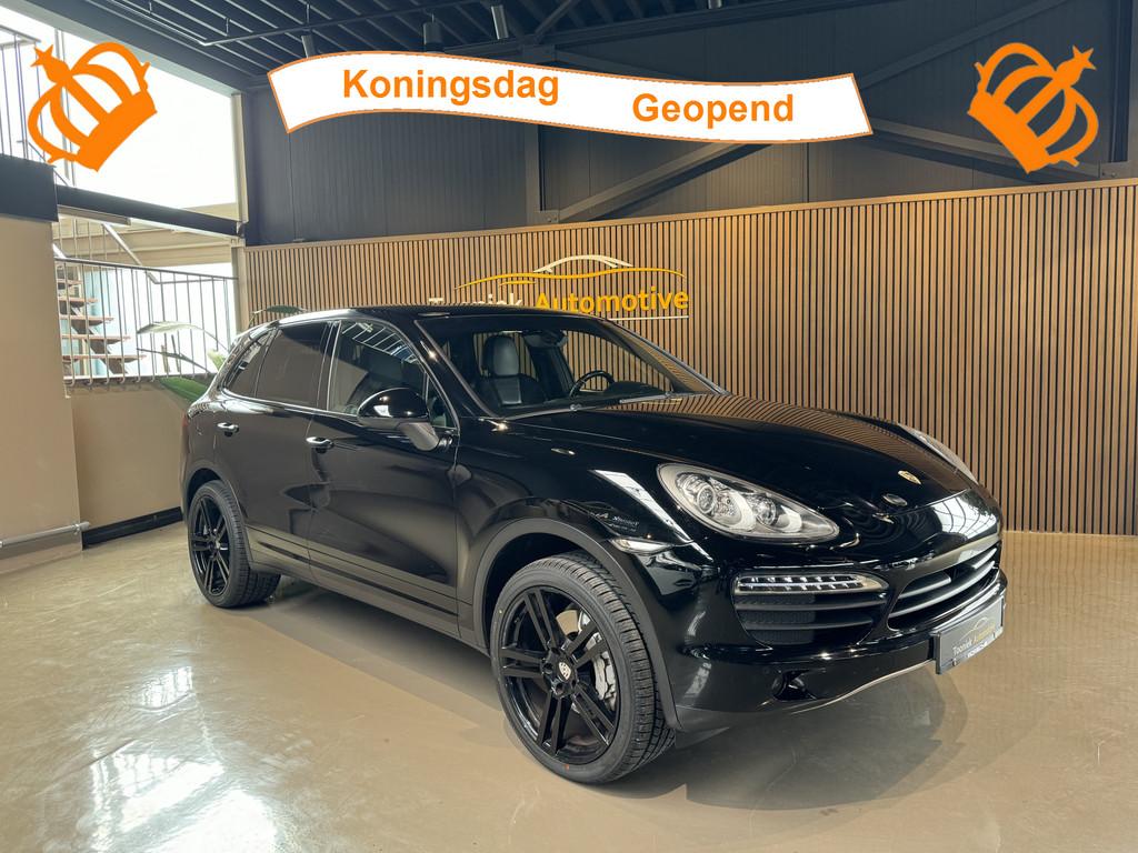 Porsche Cayenne S 4.8 S full options | Leder Panorama Leder, Auto's, Porsche, Automaat, Gebruikt, 138 €/maand, Zwart