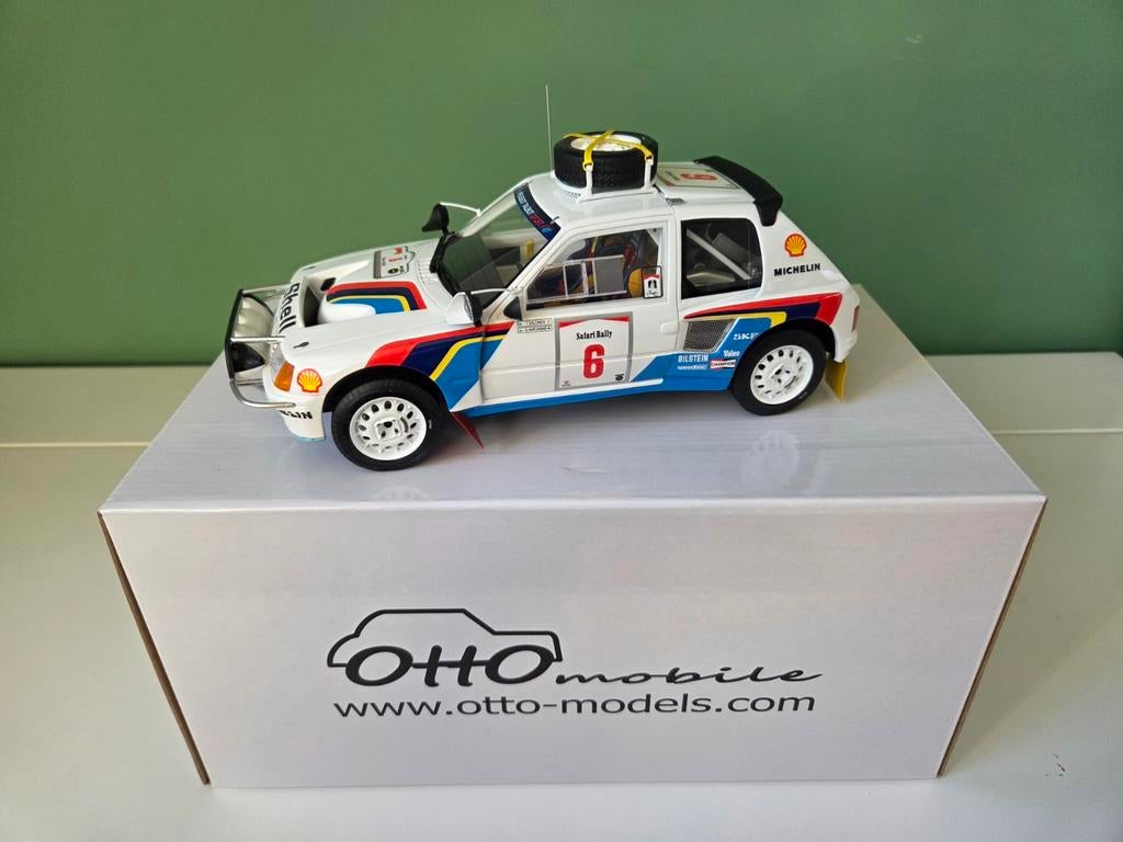 Otto Mobile 1:18 Peugeot 205 T16 Rallye (OT1161) te koop!, Hobby en Vrije tijd, Modelauto's | 1:18, Zo goed als nieuw, Auto, OttOMobile