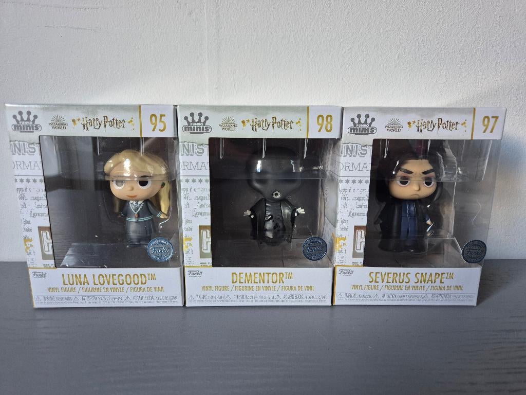 3 Funko Minis in doos, Ophalen of Verzenden, Zo goed als nieuw, Actiefiguurtje