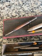 Oude houtskool tekenset in originele doos, Ophalen of Verzenden, Overige typen