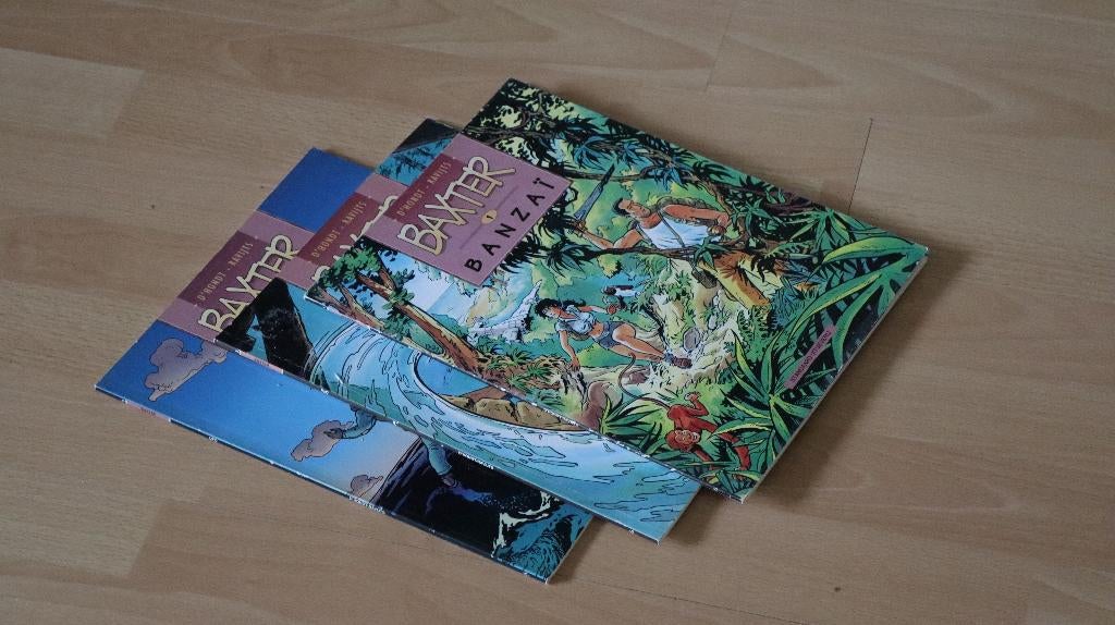 Baxter,  3 stuks stripboeken., Complete serie of reeks, Ophalen of Verzenden, Gelezen, D'Hondt