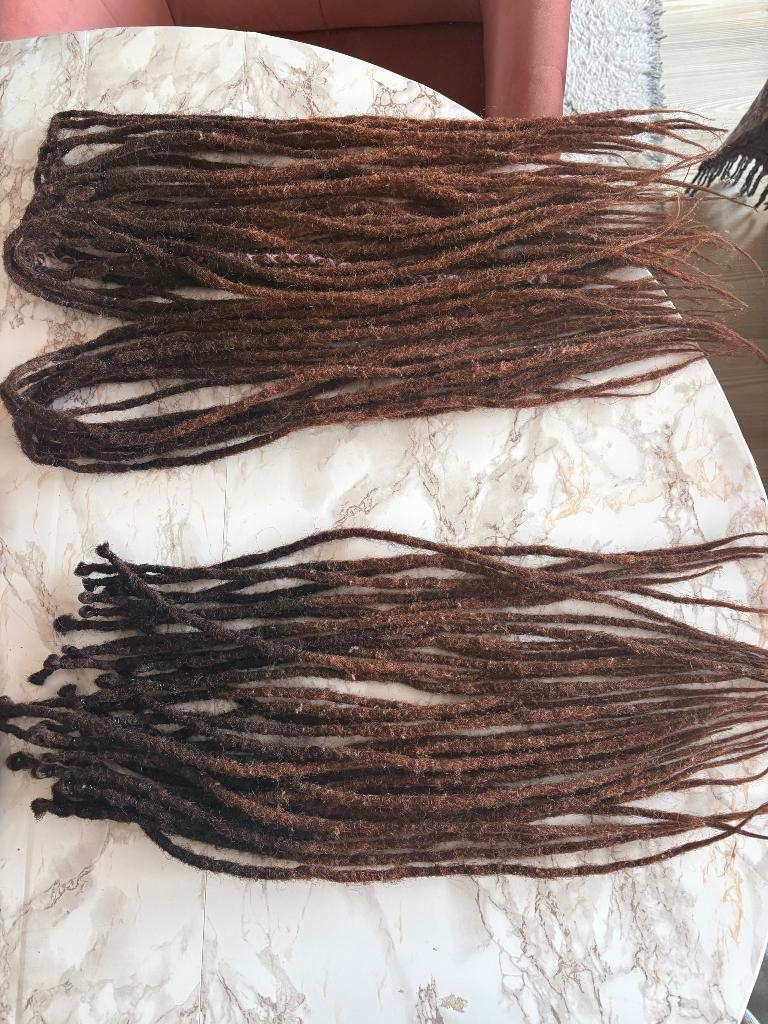 Volledige set dreads, Ophalen of Verzenden, Gebruikt, Pruik of Haarverlenging