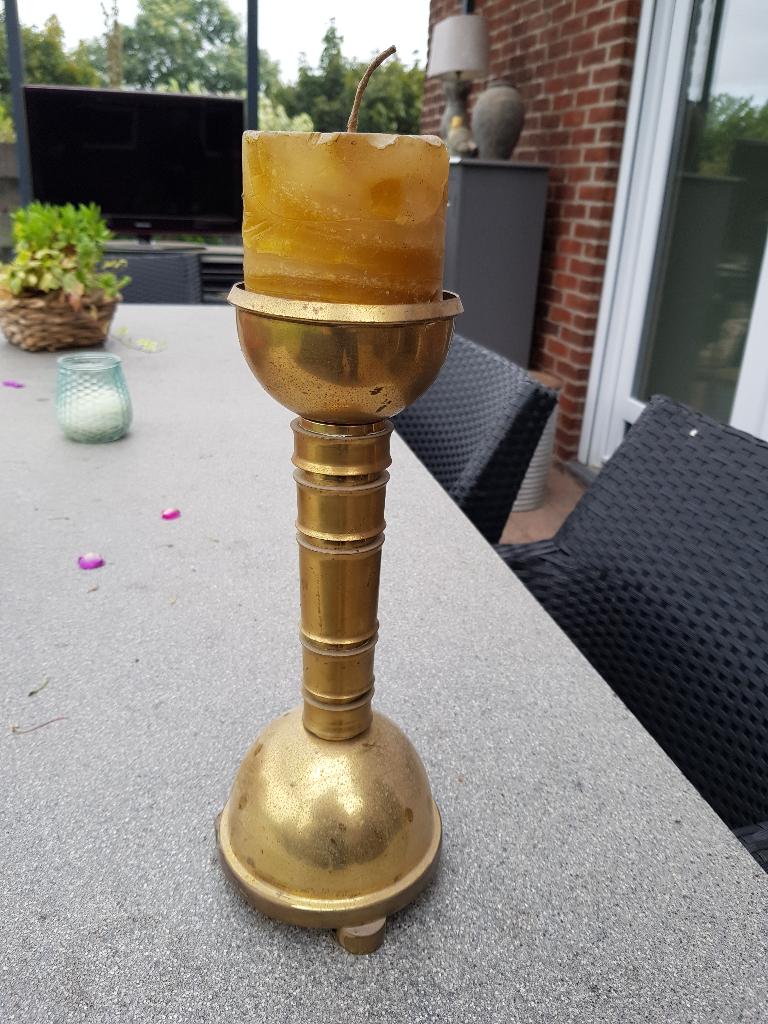 Kandelaar, Huis en Inrichting, Woonaccessoires | Kandelaars en Kaarsen, Ophalen, Gebruikt, Overige kleuren, 25 tot 50 cm