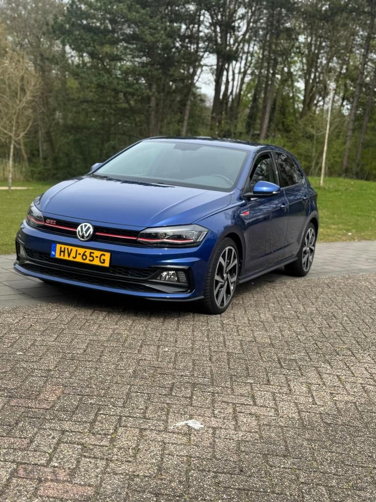 Volkswagen Polo Gti als nieuw, Auto's, Zwart, 4 cilinders, 1984 cc, Blauw