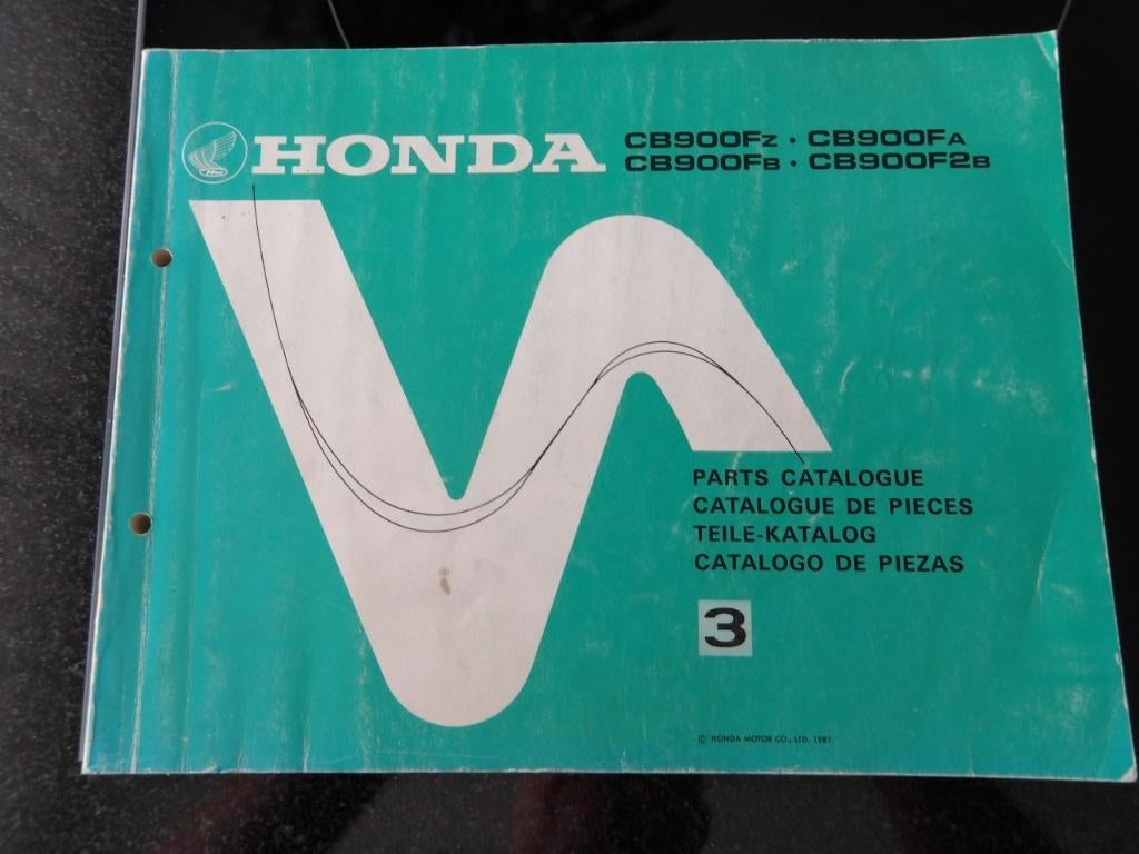 Origineel werkplaatshandboek Honda CB900, Motoren, Verzenden, Honda
