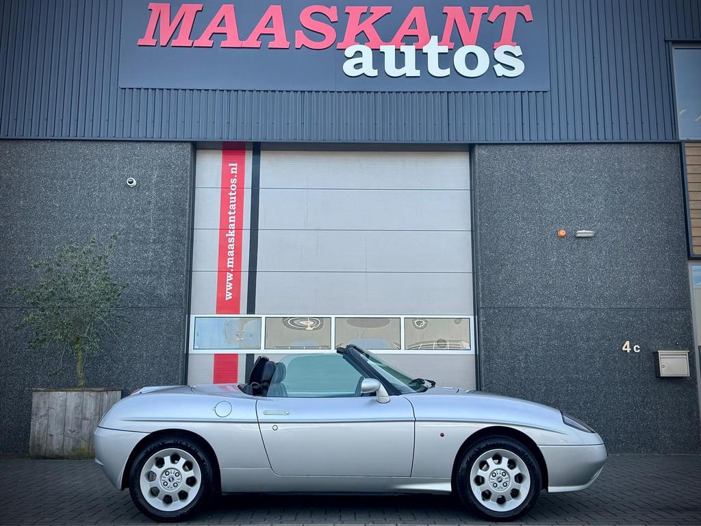 Fiat Barchetta 1.8 16V Edizione / Leder / Great condition /, Auto's, 450 kg, Gebruikt, Zwart, 4 cilinders