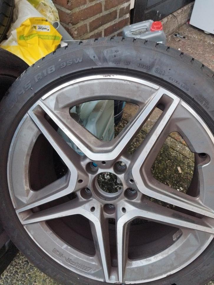 3x Mercedes AMG velgen - Gebruikt, Auto diversen, Auto-accessoires, Gebruikt, Ophalen of Verzenden