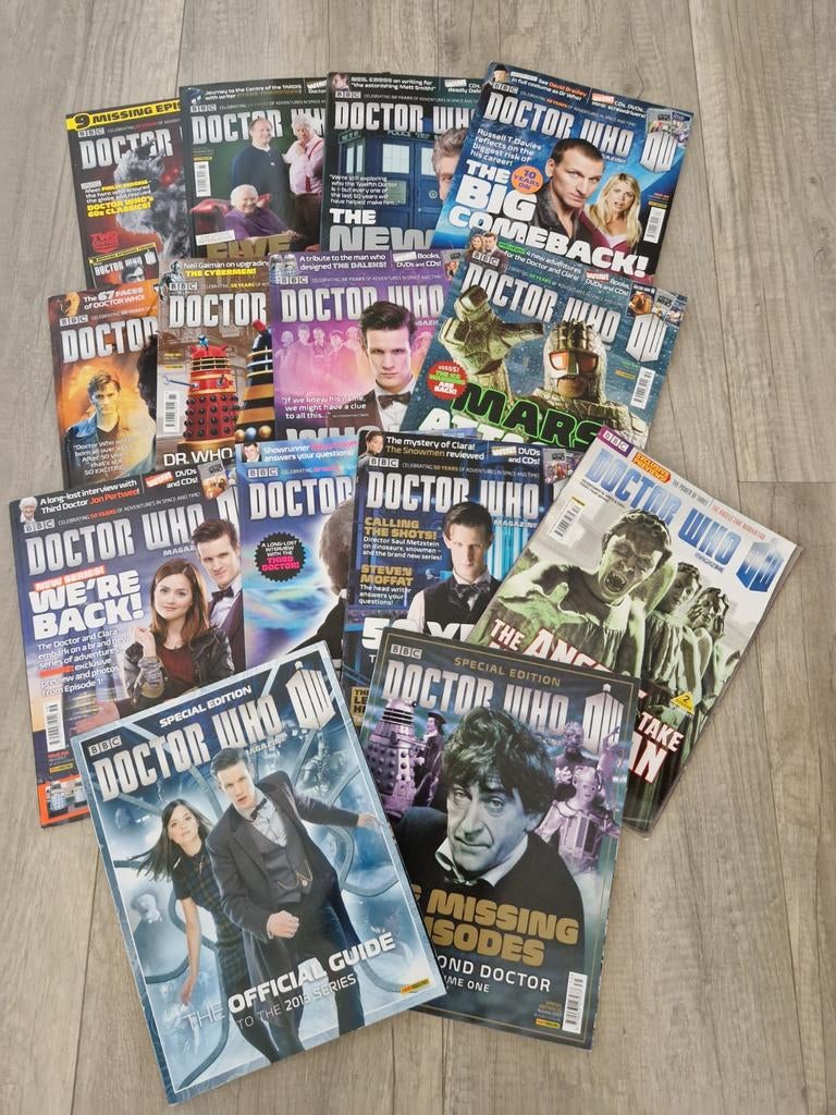 Doctor who 14 tijdschriften Engels magazine 2013 special bbc, Boeken, Tijdschriften en Kranten, Ophalen of Verzenden, Zo goed als nieuw