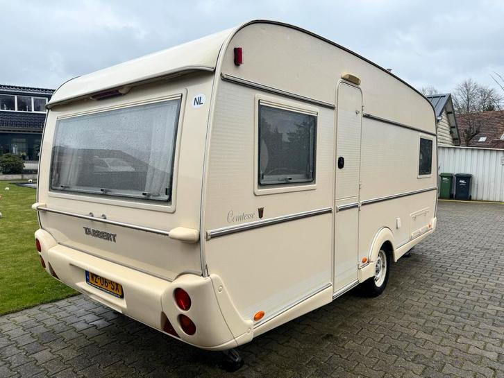 Prachtige TABBERT COMTESSE 490 DW *mover*fietsenrek*luifel*, Caravans en Kamperen, Caravans, Bedrijf, tot en met 4, 1000 - 1250 kg