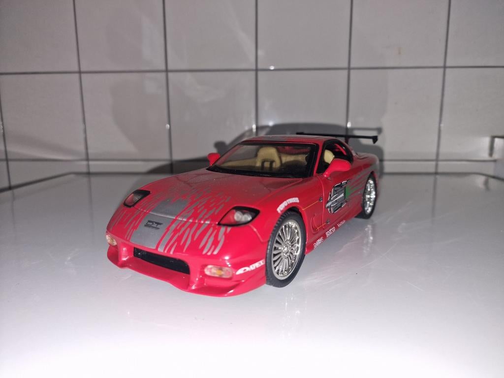 Ertl Mazda RX-7 Dominic Toretto Fast & Furious, Hobby en Vrije tijd, Modelauto's | 1:18, Ophalen, Zo goed als nieuw, Auto, Overige merken