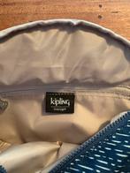 Kipling tas - Blauw met wit patroon, Gebruikt, Ophalen of Verzenden, Minder dan 25 cm, Kipling